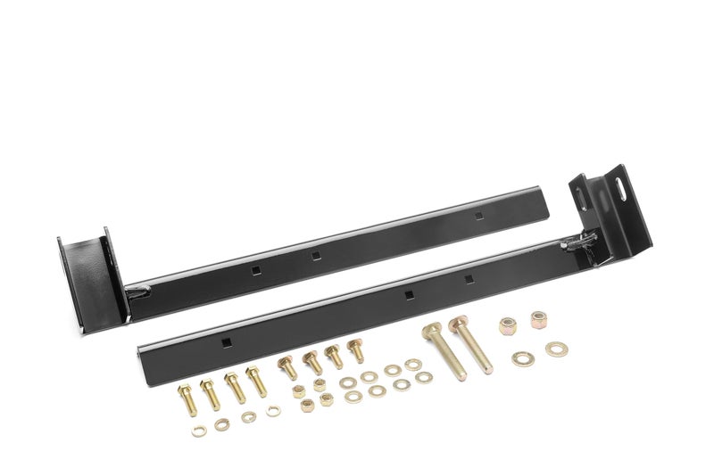 RealTruck BACKRACK Hardware Kit for use w/ 21" Toolbox, Low Profile, Black, N | 30119LP | Fits 2002-2025 RAM 1500/2500/3500; 2019-2025 Chevrolet/GMC Silverado/Sierra 1500 New Body Style & Others